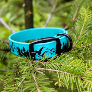 Biothane Mountain Range With Forest Collar