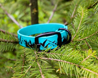 Biothane Mountain Range With Forest Collar