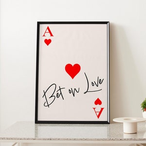 L'as de coeur parie sur l'amour Impression