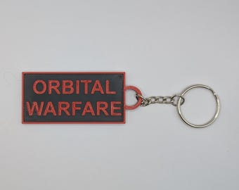 Orbital Warfare Keychain, OW, Delta 9, Delta 8