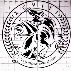 Calcomanías militares personalizadas / Resistentes al agua y de larga duración / Emblemas y logotipos de escuadrones, deltas, grupos y alas