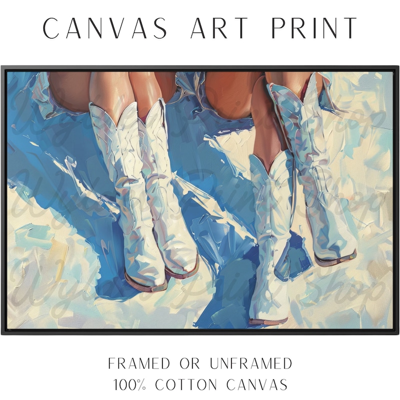 Coastal Cowgirl Art - Etsy