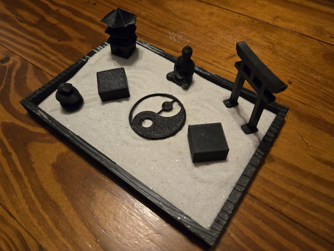 Task Board Zen Amazing Zen Garden Desk Relaxation Karesansui - Etsy