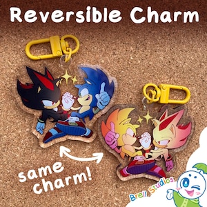 Sonic Charm: Super Sonic & Shadow