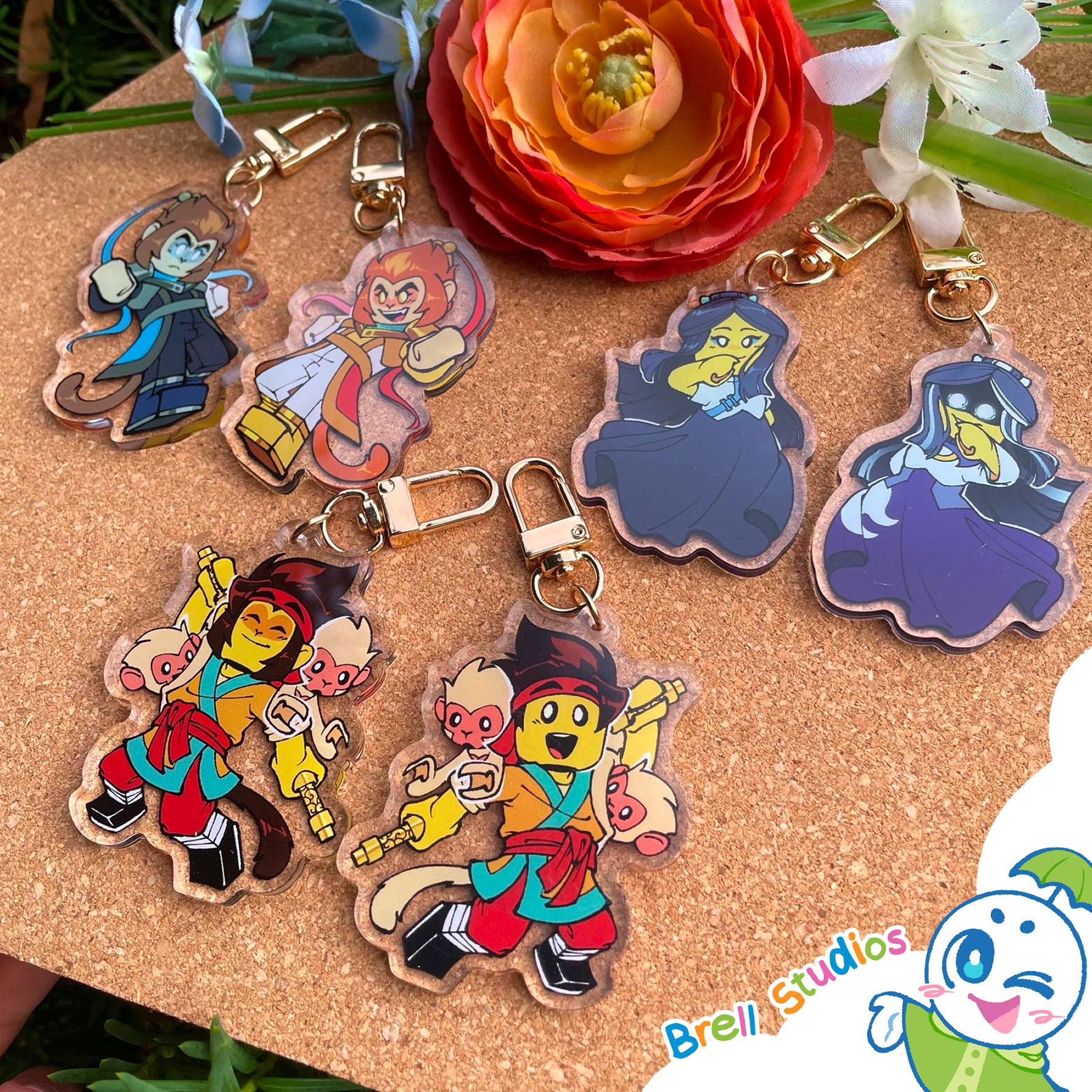 Monkie Kid Reversible Charms: Wukong MK Lady Bone Demon - Etsy