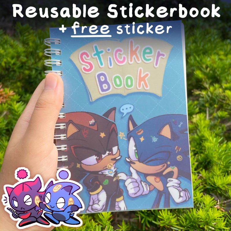 Sonic Sticker Book - Etsy UK