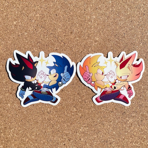 Sonic Stickers: Super Sonic Super Shadow