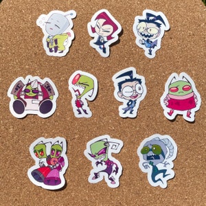 Invader Zim Sticker Bundle