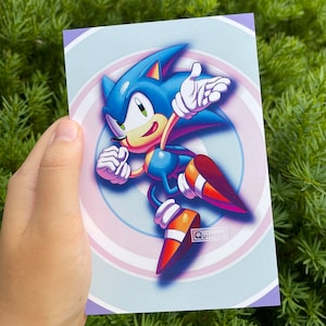 Sonic Print: Colorful Sonic