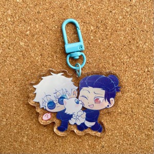 JJK Charm: Gojo Cat, Geto, & Gojo