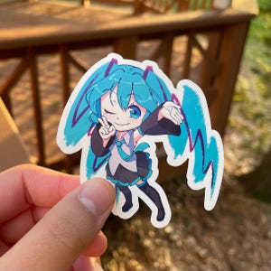 90s Jazz Cup Miku Sticker