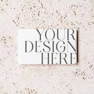 Maqueta de tarjeta de visita 3,5" x 2", tarjeta de visita minimalista, tarjeta de visita elegante, negocio elegante, tarjeta de visita editable, tarjeta de lugar con estilo