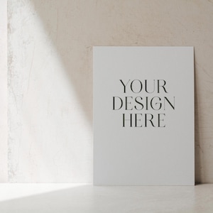 Moderne 5 x 7 kaart mockup slim object, wenskaart mockup eenvoudig wit, minimalistische kaart mockup, bruiloft uitnodigen mockup, stationaire mockup