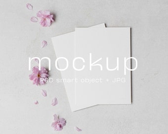 Card mockup, Invite mockup, Newborn card mockup, Wedding Invitation Mock up, Greeting card mock up, Boho mockup, 5x7 mockup