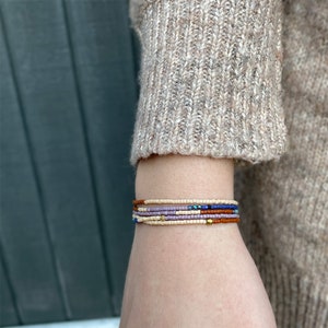 Beaded Wrap Bracelet - Gobi