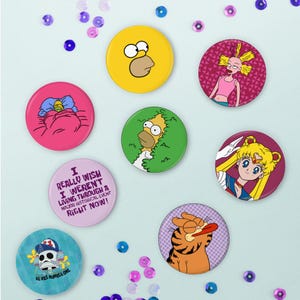 Nostalgie cartoon knopspelden
