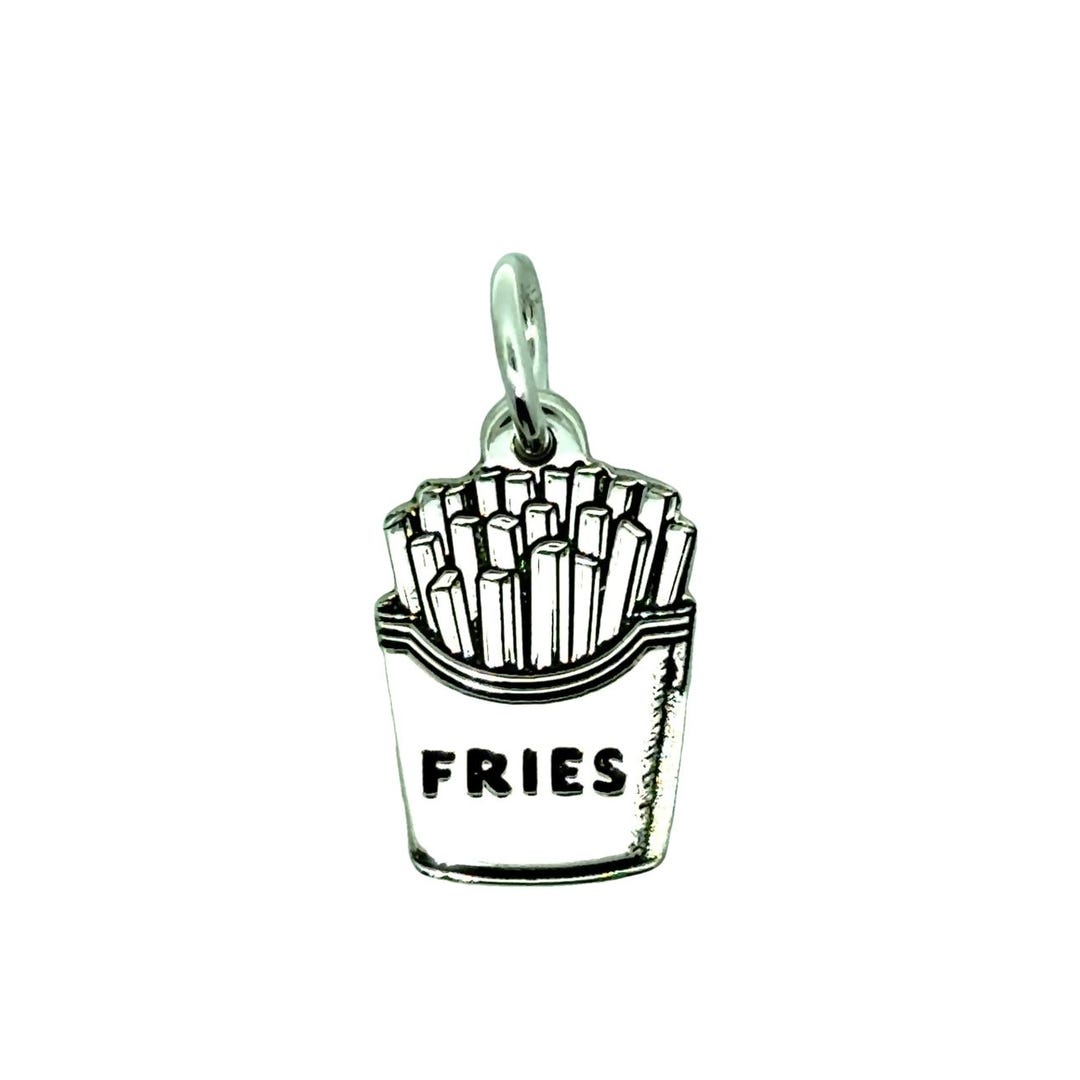Le Frites 3D Leather Charm In Orange main image 1