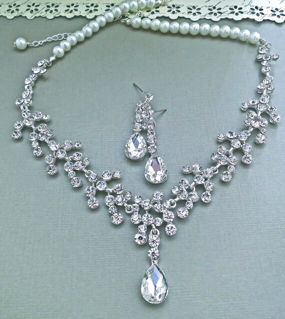 Bridal Jewelry Set Wedding Jewelry Sets For Brides Bridal Etsy