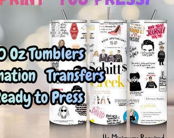 Aangepaste 20 oz sublimatie wraps voor bekers | Kant-en-klare transfers | Afdrukken op aanvraag