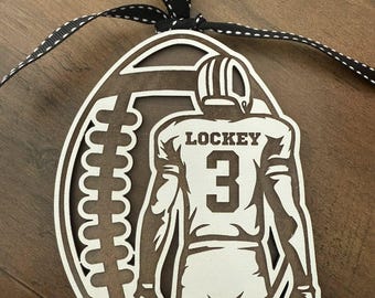 Gepersonaliseerde sport- of cheerornamenten