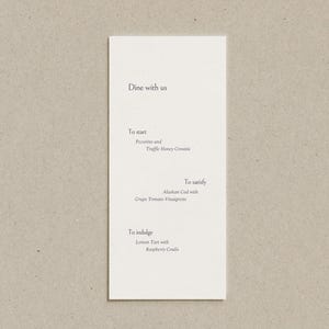 Modèles de menus de mariage poétiques (3 tailles !) - Téléchargement immédiat