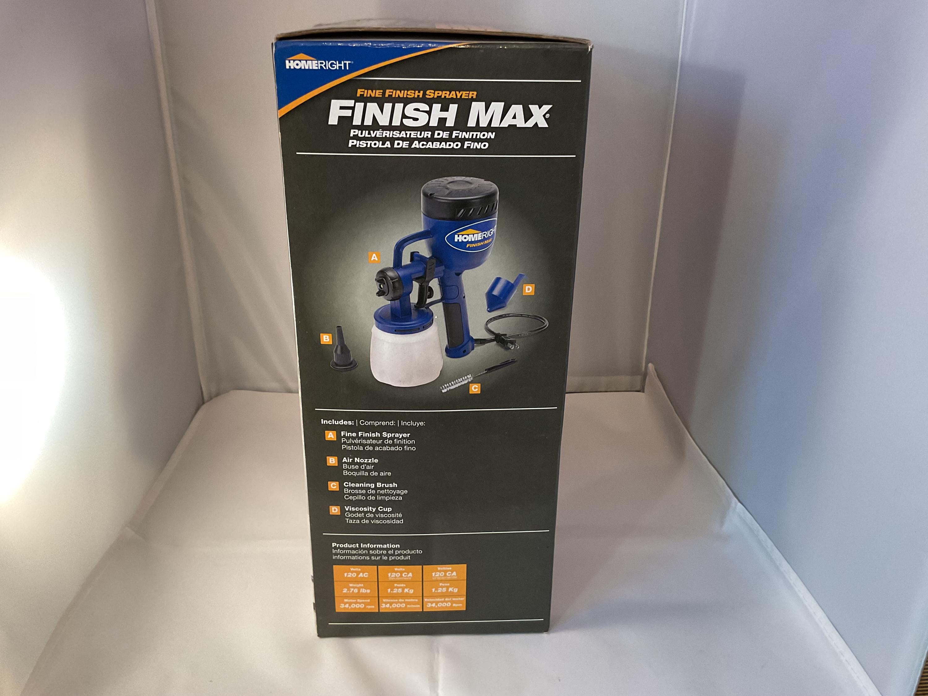 Homeright Finish Max Fine Finish Sprayer, Electric Paint Sprayer, Fine