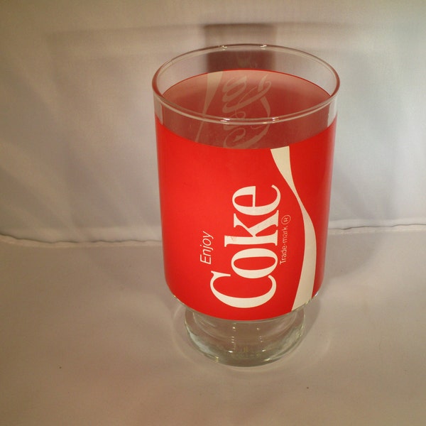 Coca Cola Collectable, Glassware, Coke, Coke Memorabilia, Vintage Coca Cola Glassware, Coca Cola Logo