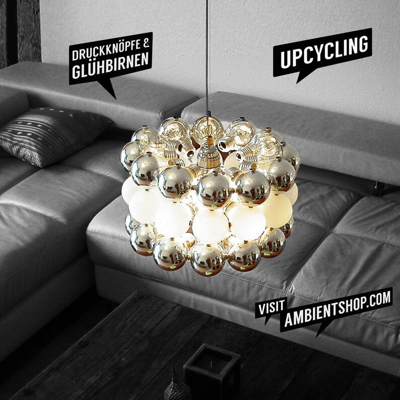 Design Recycling Bausatz Pro-Pack Upcycling Bausatz für Leuchten aus durchgeknallten Glühbirnen Bild 9