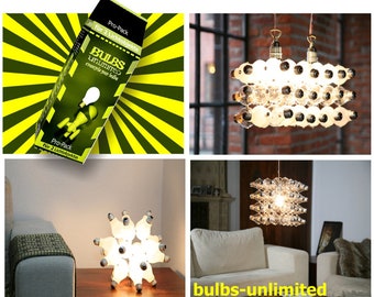 Design Recycling Kit - Pro-Pack (Upcycling Kit for Lights from burnt out Bulbs)