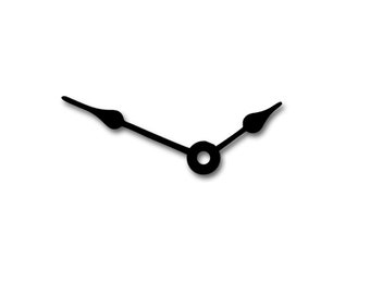 Set d'aiguilles noir pour horloge murale Clock Couture série KUC