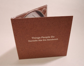 Things People Do (full length album) by Danielle Ate the Sandwich