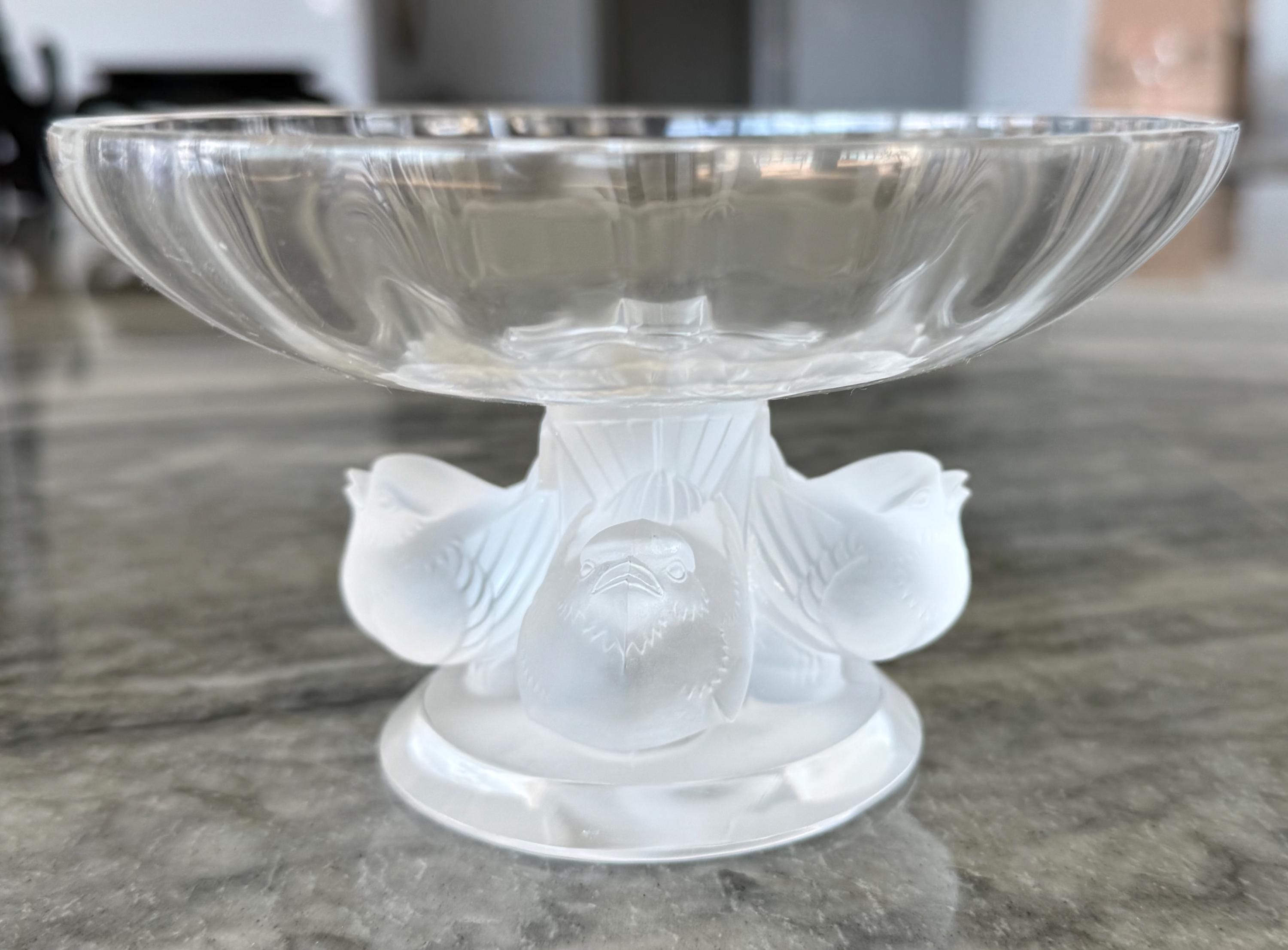 Lalique Crystal Bowl - Etsy