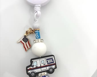Postal Retractable Badge Holder