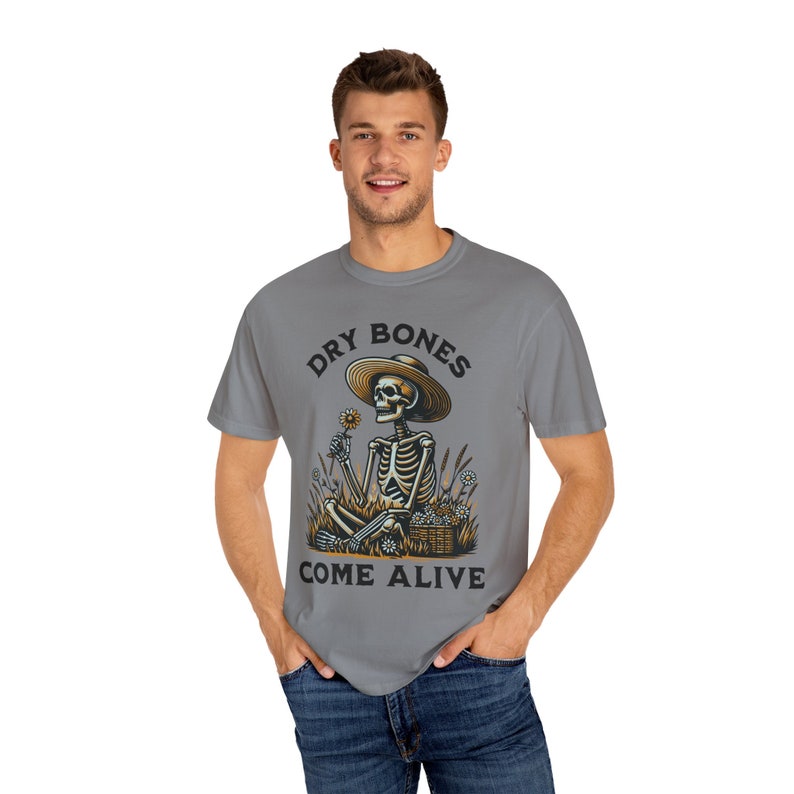 Dry Bones Come Alive Ezekiel 37 Christian Tshirt Shirt Mens Religious