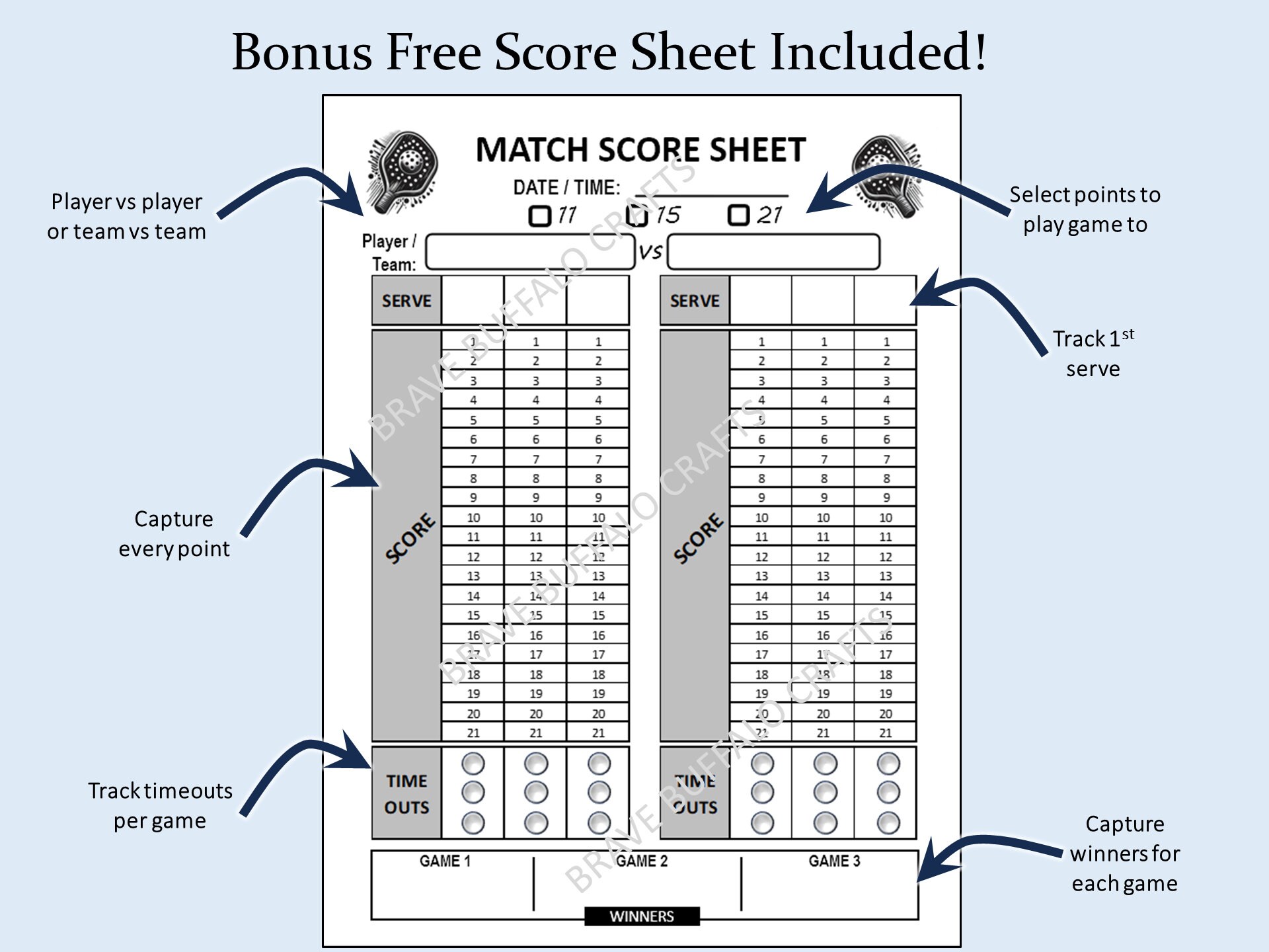 Pickleball Tournament Bracket Template Bundle Round Robin Double Pickleball Tournament Bracket Template Bundle Round Robin Double