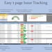Action Item Tracker Spreadsheet, Excel To-do List and Task Tracking ...