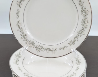 Noritake Parkridge 7561 Bread and Butter Plates Set of 6 Ivory China Japan