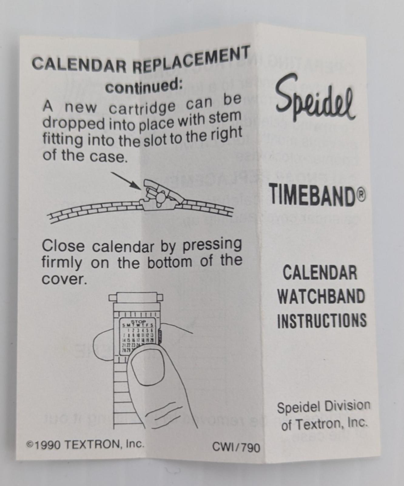 Timeband Speidel Gold Twist O Flex Stainless Steel Men Timeband Watch Band 1800 ...