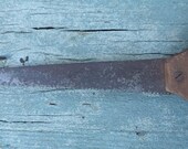 Vintage Hand Saw Rustic Tool Carpentry Tool Pruning Primitive