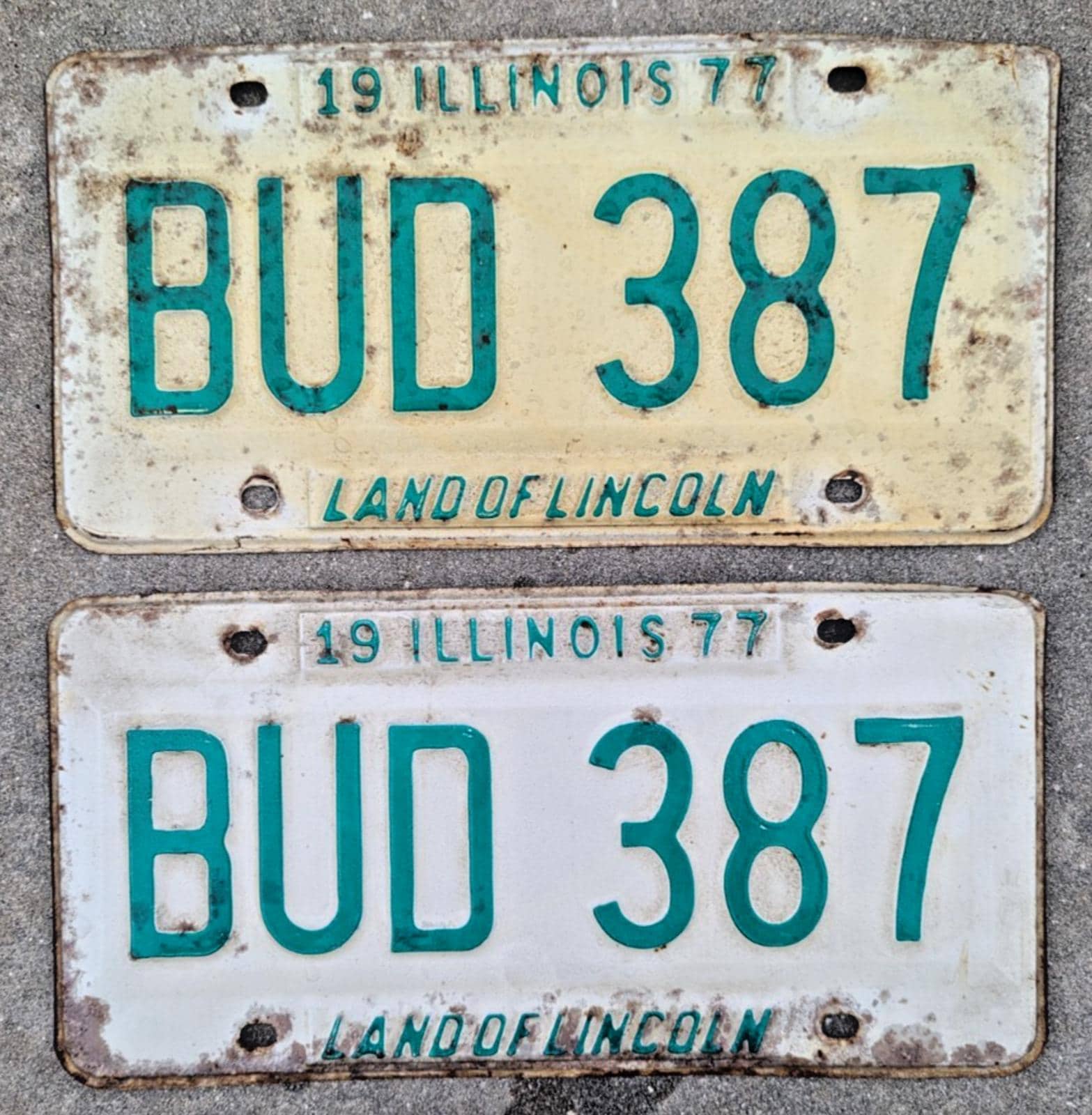 1977 License Plate - Etsy
