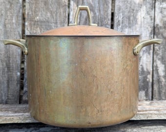 Vintage Paul Revere 1801 4 Qt. Stock Pot With Lid