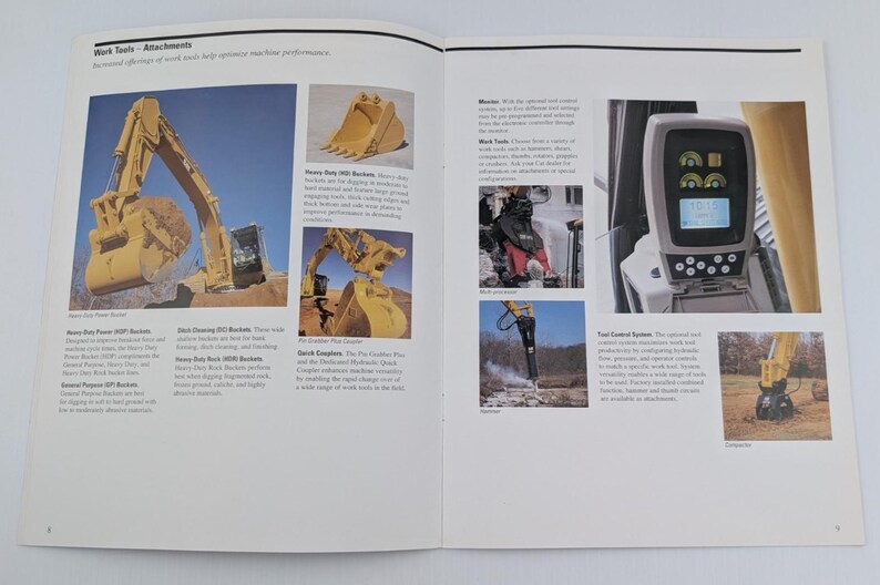 330C L CAT Excavator Caterpillar Sales Brochure Booklet 2002 image 3