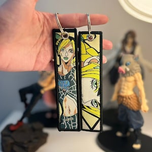 Porte-clés Jet Tag brodé anime