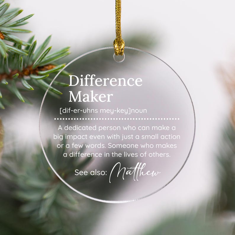 jarify Difference Maker Ornament - Thumbnail 4