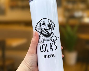Custom Pet Photo Tumbler, Personalized Gift for Pet Owner