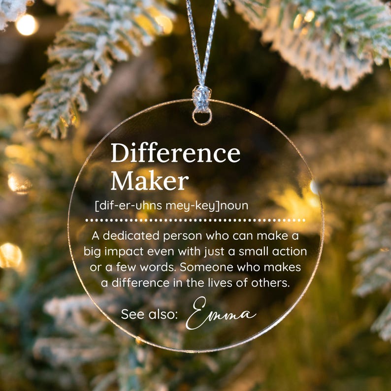 jarify Difference Maker Ornament - Thumbnail 3