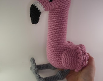 Crochet Flamingo Pattern | Crochet Flamingo PDF | Crochet Bird Pattern | Amigurumi Flamingo Pattern |