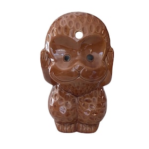 WISE MONKEY Mug, Speak No Evil Monkey