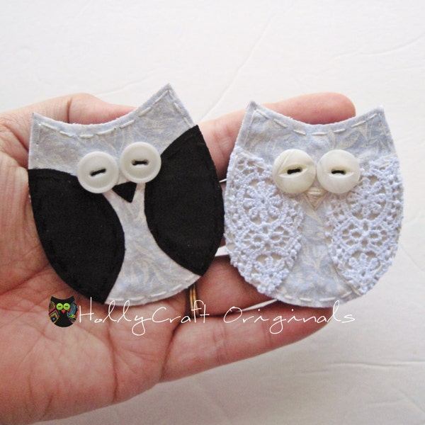 Wedding Owls, Bride and Groom Owls, Wedding Applique owl, Marriage Appliques, Owl Applique, Owls, Wedding,Just Married,Patch,Made to order