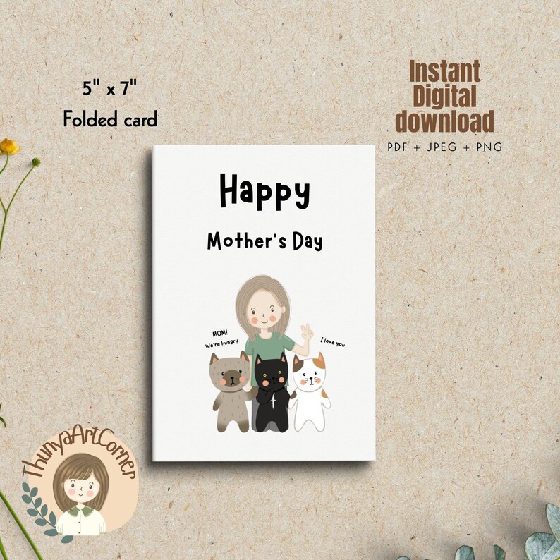 Printable Mother's Day Cards, Printable Cards, Happy Mother's Day ...